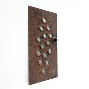Mid Century Italian Aluminium Wall Panel