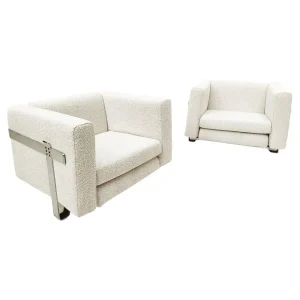 Pair of Mid Century Armchairs by Luigi Caccia Dominioni for Azucena