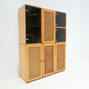 Mid Century Set of Modular Wooden Cubes by Derk Jan de Vries