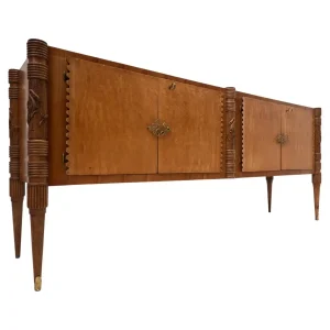 Mid Century Italian Wooden Sideboard by Pier Luigi Colli