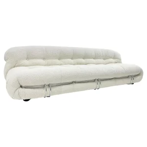 Mid Century "Soriana" Three-Seater Sofa by Afra & Tobia Scarpa for Cassina