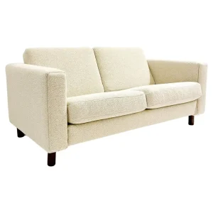 Mid Century Modern White Two Seater Sofa by Hans Wegner