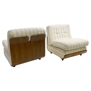 Pair of Italian Mid Century Modern Armchairs