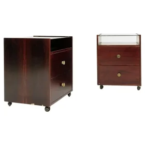 Pair of Mid Century Modern Nightstands by Carlo di Carli for Sormani