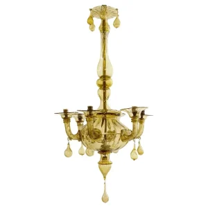 Italian Mid Century Murano Glass Chandelier