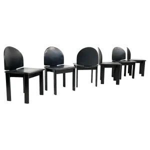 Set of 6 Mid Century Modern Dining Chairs for Mobil Girgi