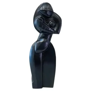 Bronze "Mother & Child" Sculpture by Marthe Donas