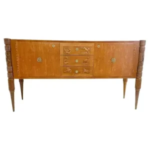 Mid Century Ash Wood Sideboard by Pier Luigi Colli