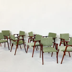 Mid-Century Modern 'Luisa' Chair by Franco Albini, Italy, c.1955 (10 Chairs)