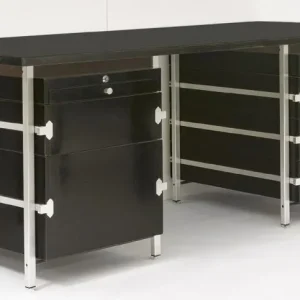 Mid-Century Modern Wooden Desk, Bergwood, 1970s