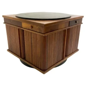 Italian Mid Century Rotating Coffee Table by Gianfranco Frattini