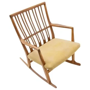 "Ml-33" Rocking Chair by Hans J. Wegner for A/S Mikael Laursen