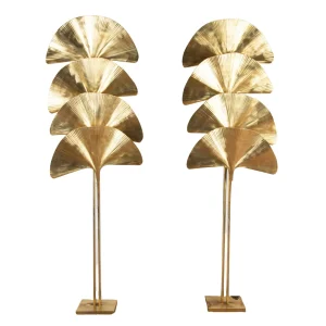Mid Century Modern Style Italian "Ginkgo" Floor Lamps