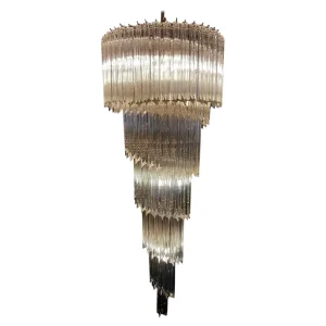 "Cascade" Chandelier In Murano Glass, 1970s