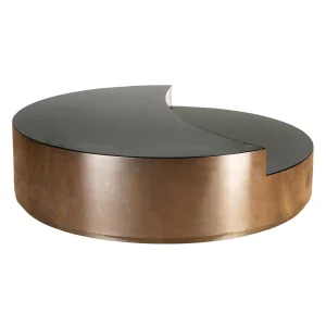 Mid Century Modern Willy Rizzo Style Coffee Table