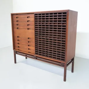 Mid-Century Modern Cabinet by Ilmari Tapiovaara for Selettiva di Cantù, 1950s