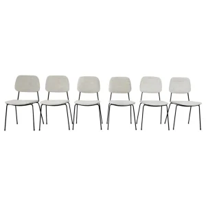 Mid-Century Modern Set of 6 Chairs, Italy, 1960s - New Upholstery