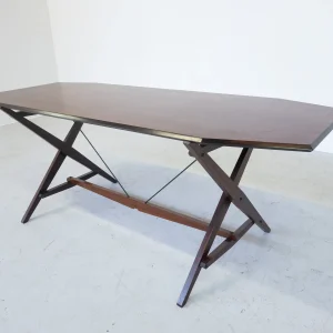 Mid-Century Modern TL2 Cavalletto desk/dining table by Franco Albini for Poggi, 1950s