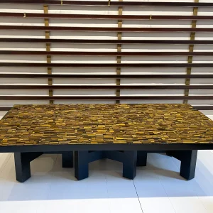 Large Ado Chale Coffee Table, Oeil de Tigre, Belgium