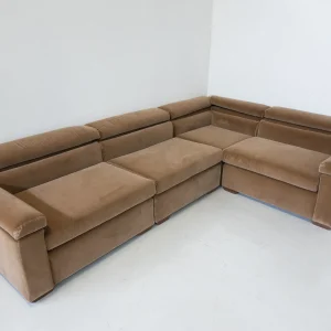 Erasmo Sofa by Afra and Tobia Scarpa, B&B Italia, 1973 - New Upholstery