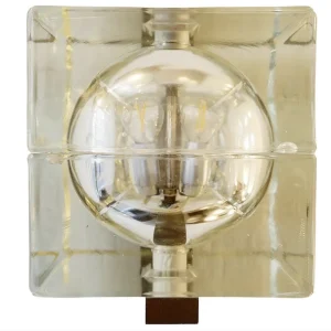 Mid-Century Modern Pair of Cubosfera Wall lights by Alessandro Mendini, Italy