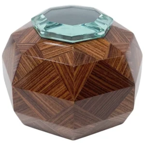 Box by Fontana Arte, Wood and Glass, 1940s