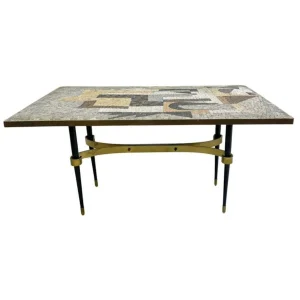 Mid-Century Modern Mosaic Coffee Table, 1970s