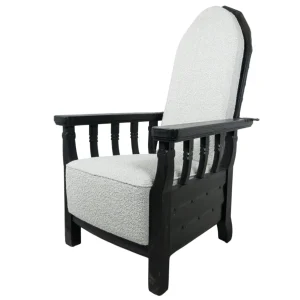 Hungarian Armchair with Adjustable Back by Toroczkai Wigand, 1920s