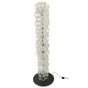 Mid-Century Floor Lamp by Vistosi in Glass, Italy, 1960s