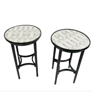 Pair of Gueridons Thonet in the style of Josef Hoffmann