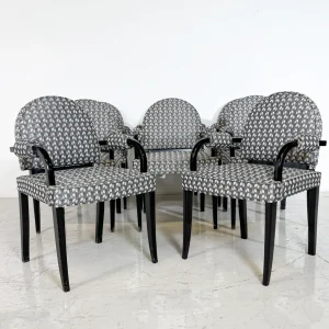 Set of 8 Art Deco Armchairs