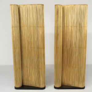 Mid-Century Modern Golden Lightning Screen, 2 available