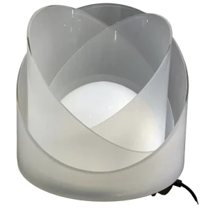 Mid-Century Modern Modular White Table Lamp by Carlo Nason for Mazzega, 1960s