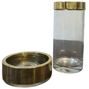 Vase and Ashtray by Carlo Nason for Mazzega, 1976