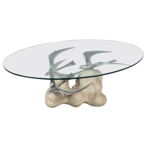 Mid-Century Modern Bird Coffee Table, Italy, 1970s