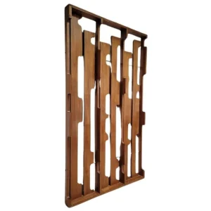 Large Solid Wood Claustra, 1960s