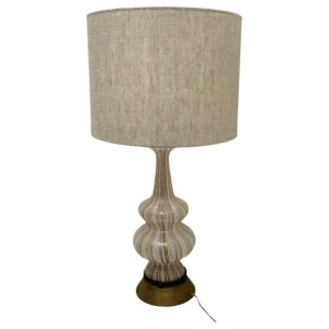 Mid-Century Modern Glass Table Lamp