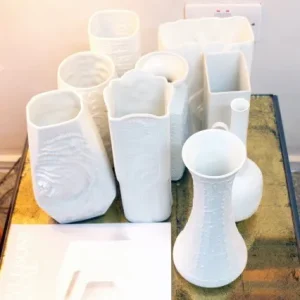 Set of Mid Century Porcelain Vases