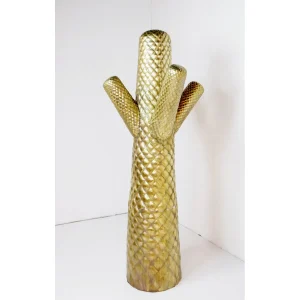 Brass Saguaro Cactus Coat Stand