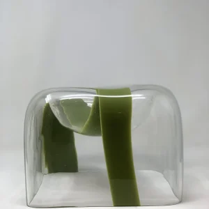 Sculptural Murano Glass Vase by Carlo Nason for Mazzega, Italy, 1970s