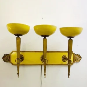 Pair of Art Deco Wall Lights - Circa 1940 - 2 pairs available