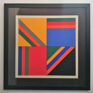 Abstract Painting by Guy Vandenbranden, Belgium
