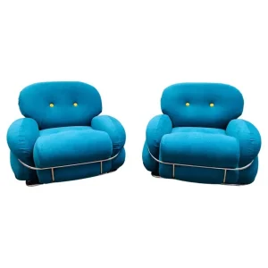 1960's Pair of Mid Century Armchairs