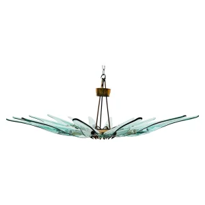 1950's Italian Dahlia Chandelier "Mod. 1563A" by Max Ingrand for Fontana Arte