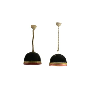 Pair of Mid-Century Murano Glass Suspension Lights by Roberto Pamio and Renato Toso