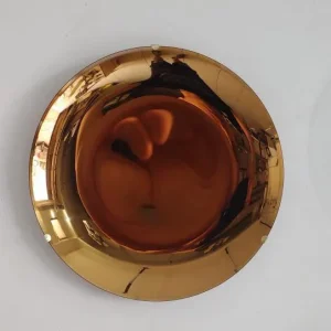 Contemporary Copper Coloured Concave Mirror