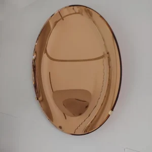 Contemporary Copper Coloured Concave Mirror
