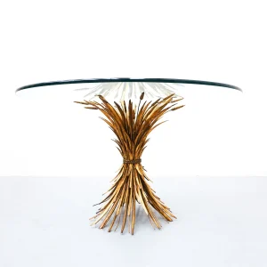 Coco Chanel Sheaf of Wheat Gueridon Table