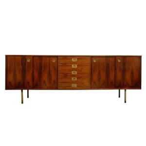 Large Mid-Century Wooden Sideboard