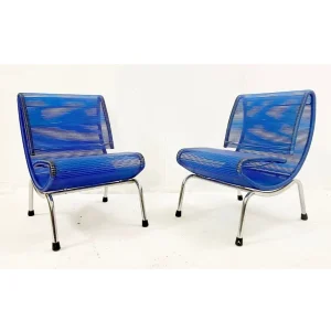Pair of Mid Century "Hydra" Chairs by Roberto Semprini for Sintesi